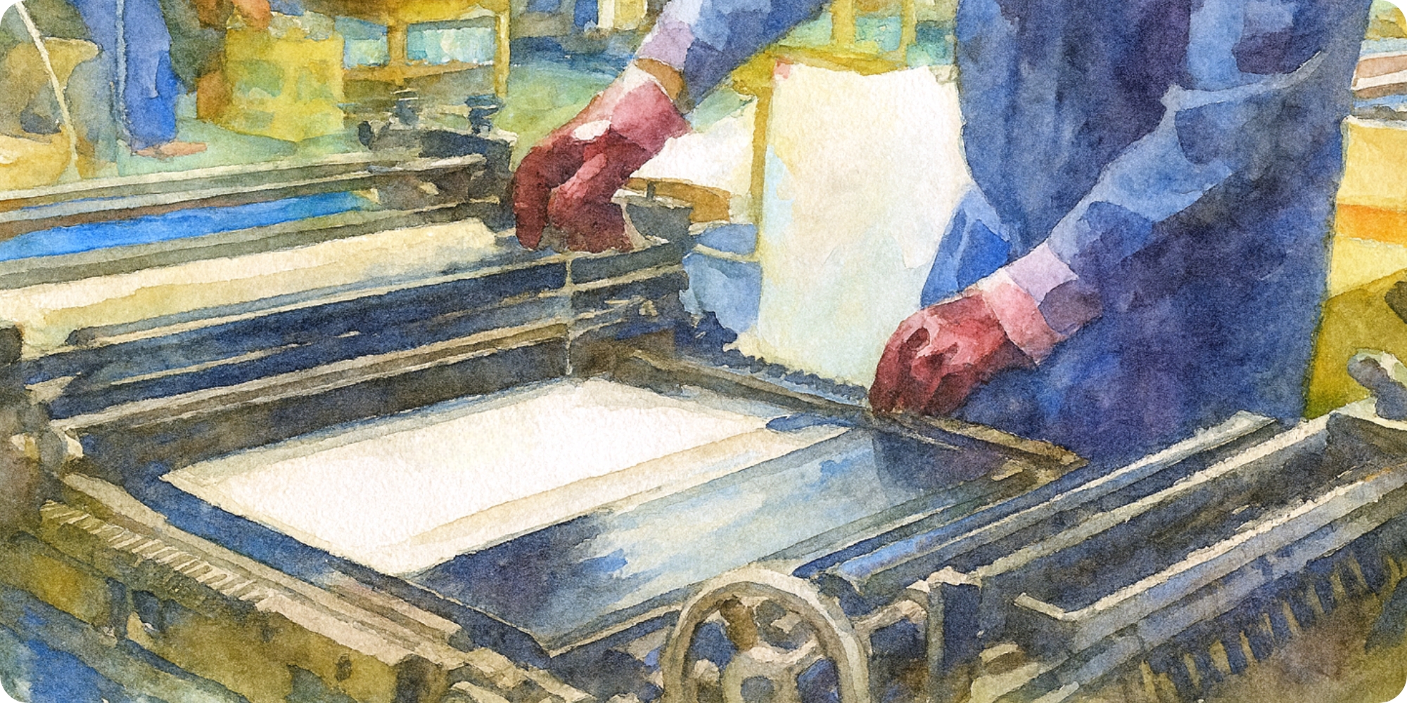 印刷の作業風景